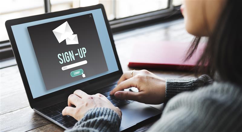 Create an account to register